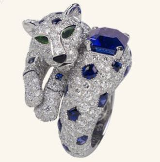 cartier panther ring imitation